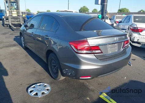 2013 Honda Civic Lx z USA, uszkodzony, nr VIN 2HGFB2F57DH519567